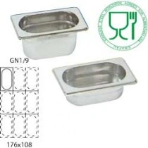 Frischhaltebox, Gefrierbox Gastronox mit Deckel GN 1/9 PP transparent 1,5  ltr