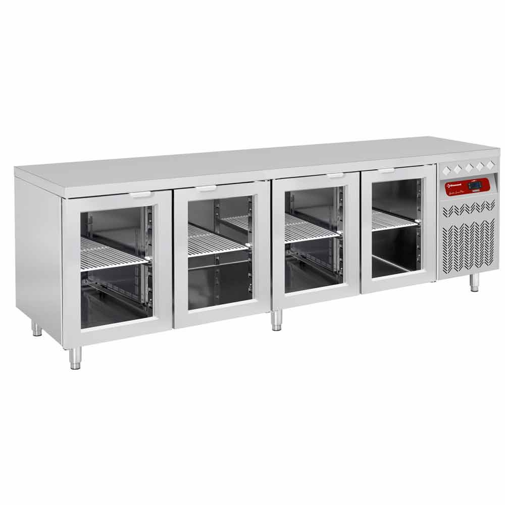 VENTILATED REFRIGERATED TABLE 4 DOORS GN 1/1, 550 L  DT224/P9-VD 