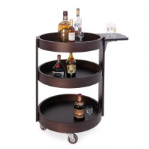 ROUND TROLLEY FOR BOTTLES   CRL/3W