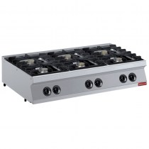 GAS COOKER 6 FIRES, BURNERS 6x 5,5 kW   G17/6F12T-N