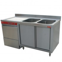 WASHING TABLE WITH DISHWASHER   L1621VS-AS_051D/6M