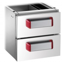 2 DRAWERS GN 2/1 FOR BASE 700 mm    A7/K2C2-RN