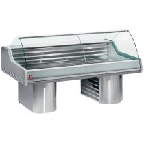REFRIGERATED DISPLAY COUNTER WITH CURVED GLASS  SG30B/A1-R2