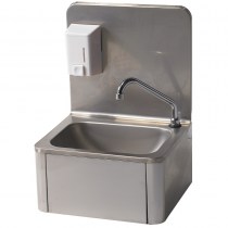 WALL HAND SINK WITH SOAP DISPENSER 500ML LM4-LSD