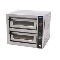 DELUXE PIZZA OVEN 4 + 4 X 30 CM DOUBLE 400V 