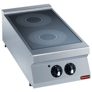 ELEKTRICKÝ SKLOKERAMICKÝ SPORÁK  E22/2VC4T(230/3)-N
