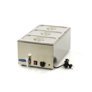 BAIN MARIE MIT TAP UND 3 X 1/3 GN-BEHÄLTER