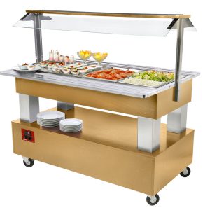BUFFET-GEKÜHLTE SALATBAR 4xGN 1/1-150