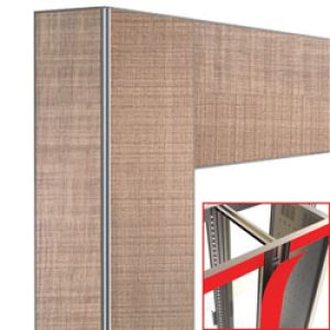 DEKO-VERBLENDER 2x 216 L  TEAK WOOD  DE21-U-TK