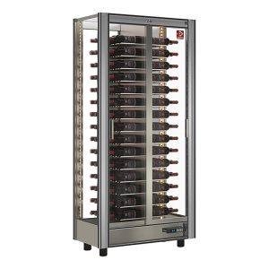 WEINKÜHLVITRINE 530 L DURCHGEHEND ANPASSBAR GVV-1/TR-R2