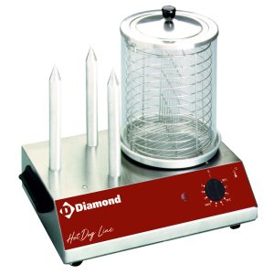 ELECTRIC HOT DOG STEAMER WITH 3 HEATING SPIKES STAR-HD/R