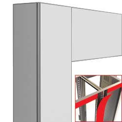 DEKO-VERBLENDER 2x 216 LT. MATTWEISS- MAGNETISCH    DE21-U-BI