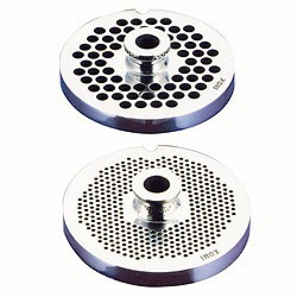 Stainless Steel Grinding Plate Ø 4.5 mm G1245 Stainless steel grinding plate Ø 4.5 mm for meat mincer N°12