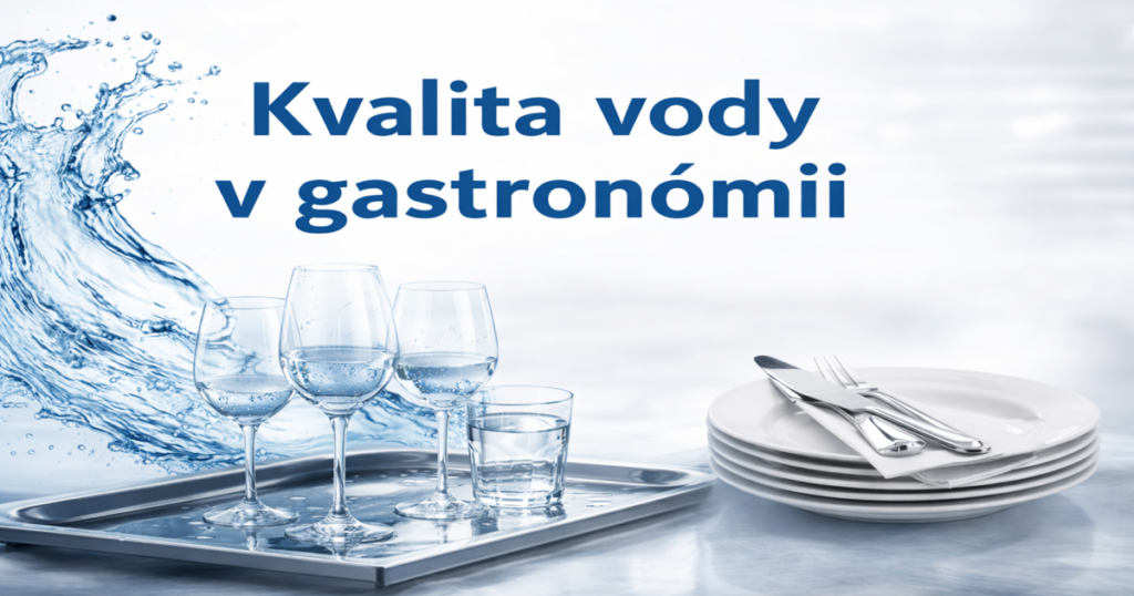 kvalita vody v gastronómii – čisté poháre a riad po umývaní