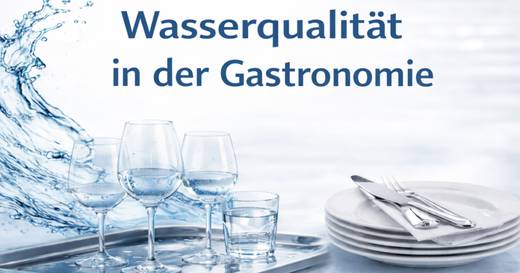 Wasserqualität in der Gastronomie – sauberes Geschirr und Gläser