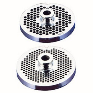 Stainless steel 4.5 mm grinding plate for N°32 meat mincer