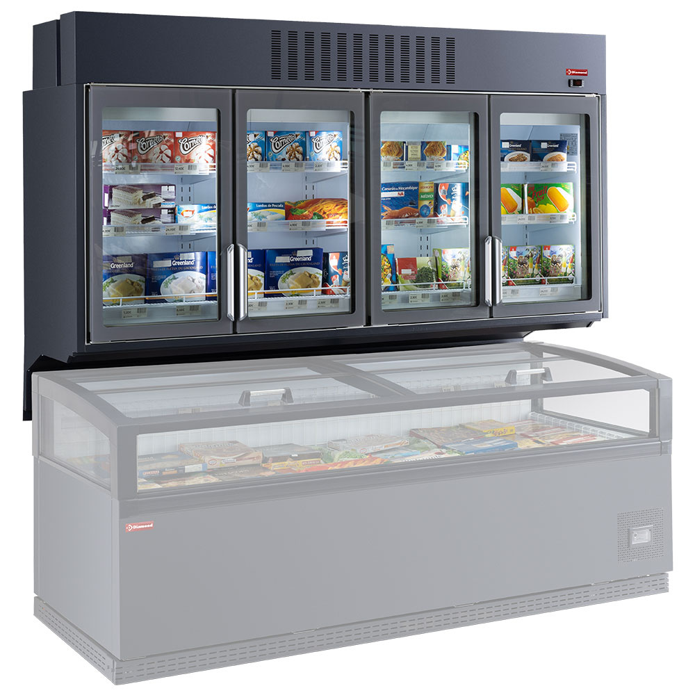Freezer Display Cabinet – Upper Module VTP25-R2B-H Freezer Display Cabinet – Upper Module VTP25-R2B-H